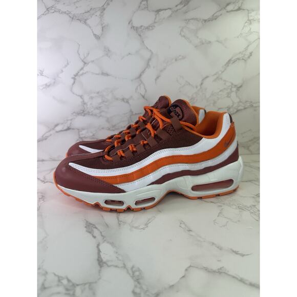 Sz 10 NIKE WMNS Men Size 8.5 AIR MAX 95 ID NBY [DH1564-991] Orange White - Picture 2 of 5